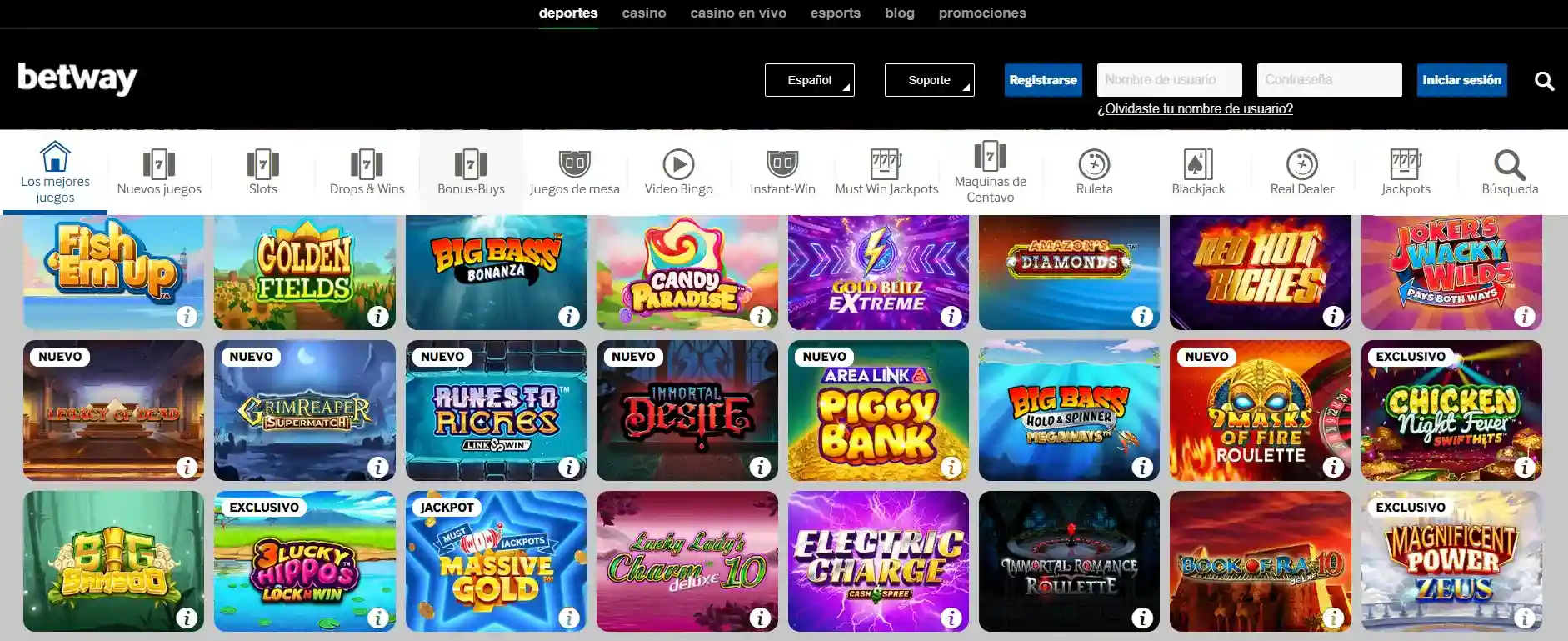 paraguay casinos online betway